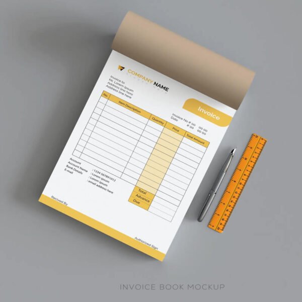 Invoice book printing in pakistan