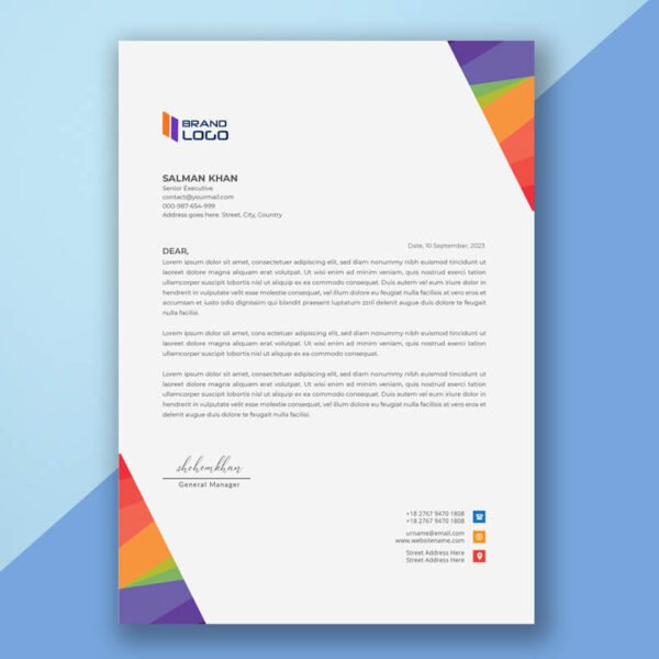 letterhead printing lahore